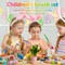 Paint Brushes, 50 Pcs Kids Paint Brushes Bulk Toddler Paint Brushes Set with Big Round Paint Brush and Large Flat Paint Brushes for Preschool Children Painting Party Supplies